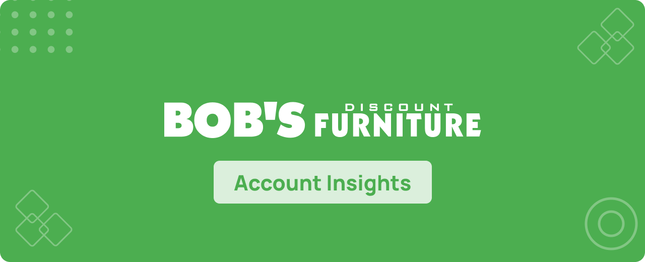 Bobs Discount Furniture insights for prospecting on B2Brain